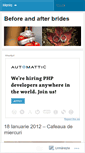 Mobile Screenshot of beforeandafterbrides.wordpress.com