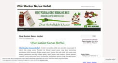 Desktop Screenshot of obatkankerganasherbalblog.wordpress.com