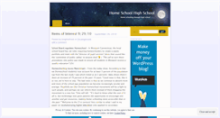 Desktop Screenshot of homeschoolinghighschool.wordpress.com