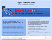 Tablet Screenshot of papuapost.wordpress.com
