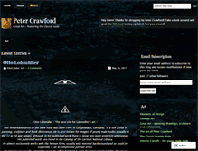 Tablet Screenshot of petercrawford2011.wordpress.com