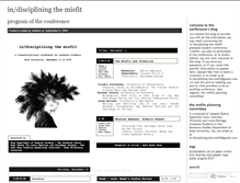 Tablet Screenshot of indiscipliningthemisfit.wordpress.com