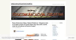 Desktop Screenshot of educomunicacioncreativa.wordpress.com