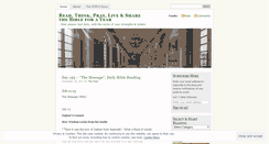 Desktop Screenshot of letsreadthinkpraylive.wordpress.com