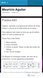 Mobile Screenshot of mauricioaguilar1825.wordpress.com