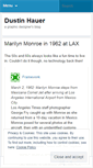 Mobile Screenshot of dustinhauer.wordpress.com