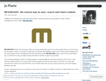 Tablet Screenshot of joplaete.wordpress.com