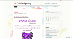 Desktop Screenshot of chilabutiq.wordpress.com