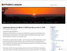 Tablet Screenshot of billpeddie.wordpress.com