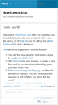 Mobile Screenshot of donlumisical.wordpress.com