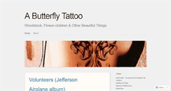 Desktop Screenshot of butterflytattoo.wordpress.com