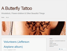 Tablet Screenshot of butterflytattoo.wordpress.com