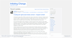 Desktop Screenshot of initiating.wordpress.com
