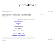 Tablet Screenshot of glbrookover.wordpress.com