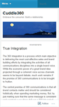 Mobile Screenshot of cuddle360.wordpress.com