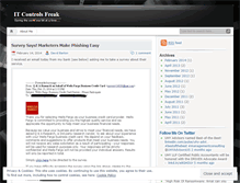 Tablet Screenshot of itcontrolsfreak.wordpress.com