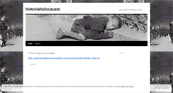 Desktop Screenshot of historiaholocausto.wordpress.com