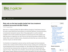 Tablet Screenshot of biofollicle.wordpress.com