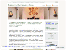 Tablet Screenshot of natividaddemaria.wordpress.com