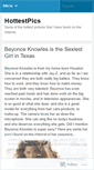 Mobile Screenshot of hottestpics.wordpress.com