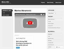 Tablet Screenshot of belajkru.wordpress.com
