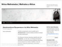 Tablet Screenshot of ninosmaltratados7.wordpress.com