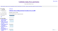 Desktop Screenshot of celebritycruisenews.wordpress.com