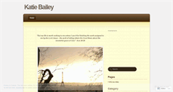 Desktop Screenshot of katiebailey.wordpress.com
