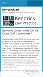 Mobile Screenshot of kendricklaw.wordpress.com