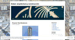 Desktop Screenshot of dubaiconst.wordpress.com