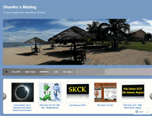 Tablet Screenshot of dhanika.wordpress.com