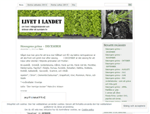 Tablet Screenshot of livetilandet.wordpress.com
