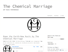 Tablet Screenshot of chemicalmarriage.wordpress.com