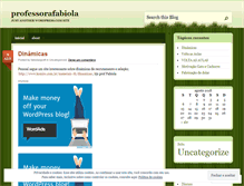Tablet Screenshot of professorafabiola.wordpress.com