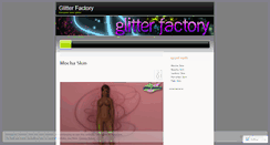 Desktop Screenshot of glitterfactory.wordpress.com