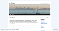 Desktop Screenshot of carriedew.wordpress.com
