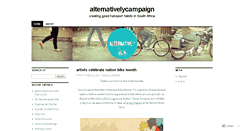 Desktop Screenshot of alternativelycampaign.wordpress.com