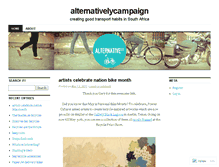 Tablet Screenshot of alternativelycampaign.wordpress.com