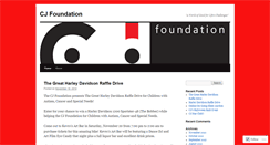 Desktop Screenshot of cjfoundation33426.wordpress.com