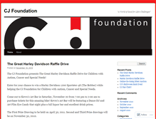 Tablet Screenshot of cjfoundation33426.wordpress.com