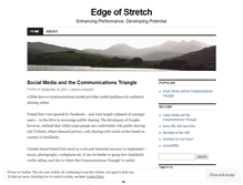 Tablet Screenshot of edgeofstretch.wordpress.com