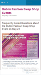 Mobile Screenshot of dublinfashionswapshop.wordpress.com