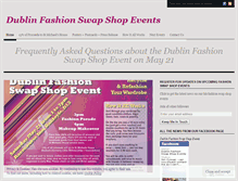 Tablet Screenshot of dublinfashionswapshop.wordpress.com