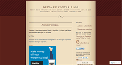 Desktop Screenshot of deixaeucontar.wordpress.com