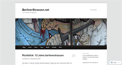 Desktop Screenshot of berlinerstrassen.wordpress.com