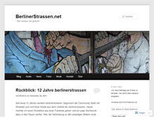 Tablet Screenshot of berlinerstrassen.wordpress.com