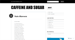 Desktop Screenshot of caffeinesugar.wordpress.com