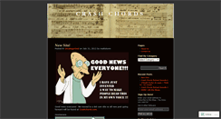 Desktop Screenshot of crashchords.wordpress.com