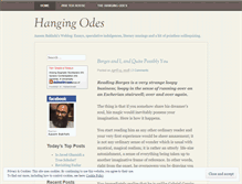 Tablet Screenshot of hangingodes.wordpress.com