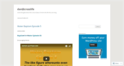 Desktop Screenshot of crosslife.wordpress.com